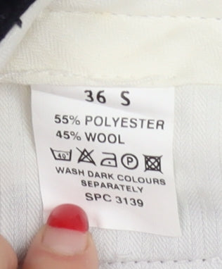 Moorcroft Men's Black Trousers Size 36 S