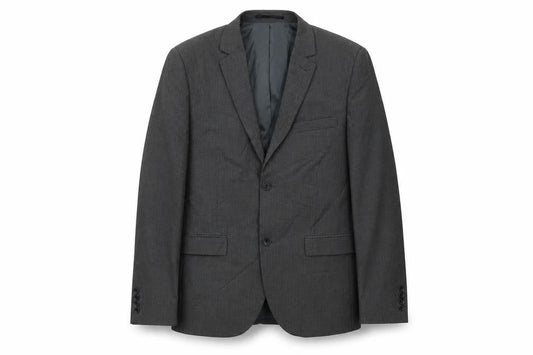 Swear & Mason Men's Grey Check Blazer, Size 38