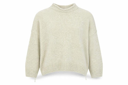Womens UK Size 12 Pull&Bear Beige Pullover Jumper