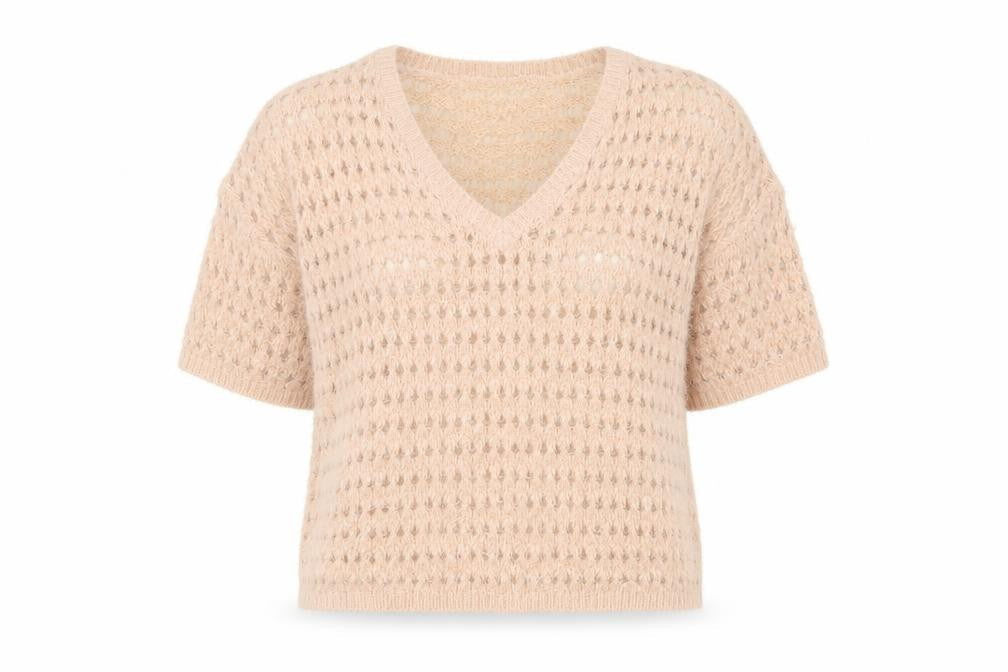 Womens UK Size Large NEXT Beige Pullover Jumper