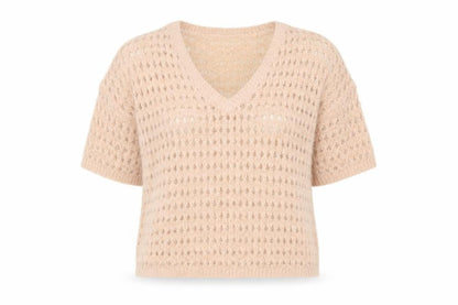 Womens UK Size Large NEXT Beige Pullover Jumper