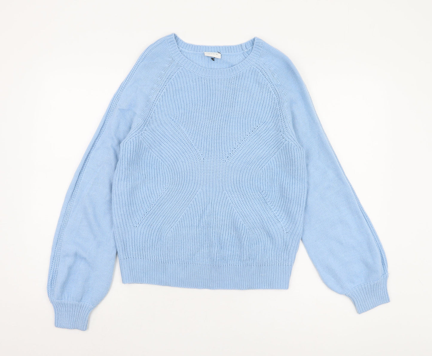 Womens UK Size S VILA Blue Pullover Jumper