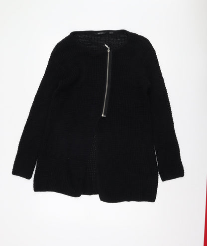 Esmara Women's Black Open-Knit Cardigan Size 18