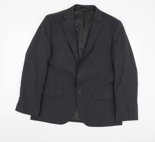 Mens UK Size 40 Marks and Spencer Regular Grey Suit Jacket