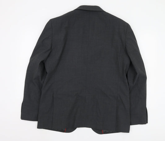 Mens UK Size 40 Marks and Spencer Regular Grey Suit Jacket