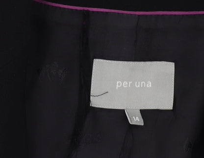 Per Una Women’s Black Blazer Size 14 Business Suit