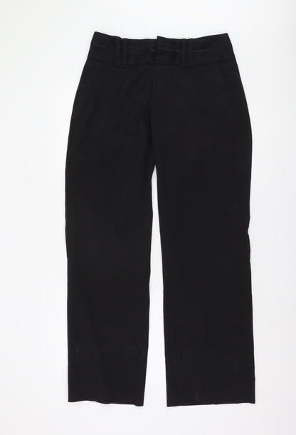 WE Women's Black Straight Trousers Size 12