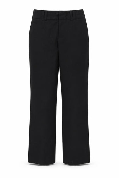 WE Women's Black Straight Trousers Size 12