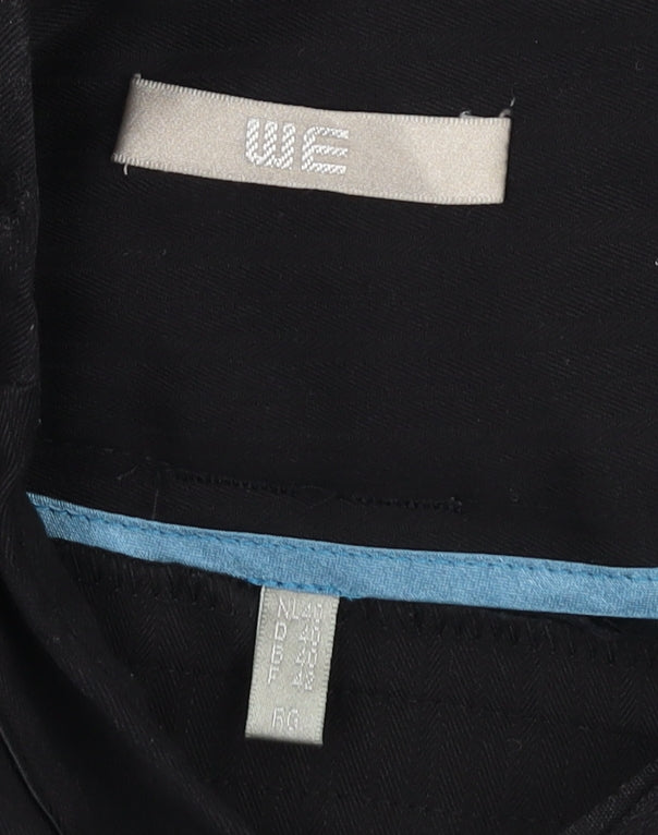 WE Women's Black Straight Trousers Size 12