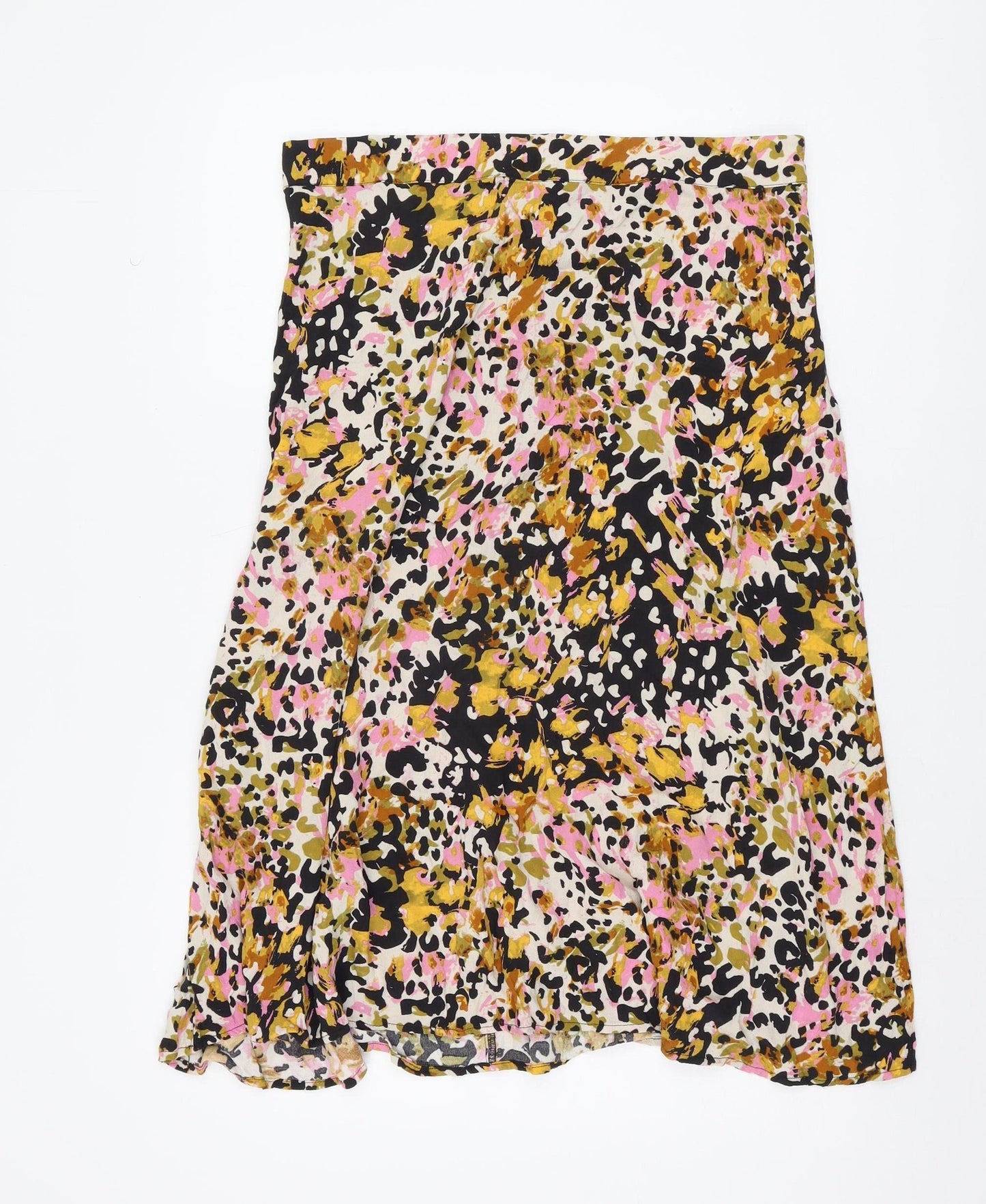 JDY Women's Multicoloured Animal Print Skirt Size 16