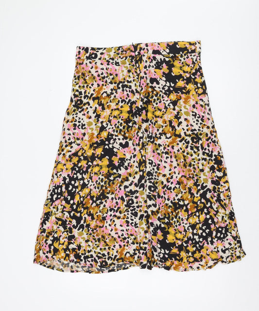 JDY Women's Multicoloured Animal Print Skirt Size 16