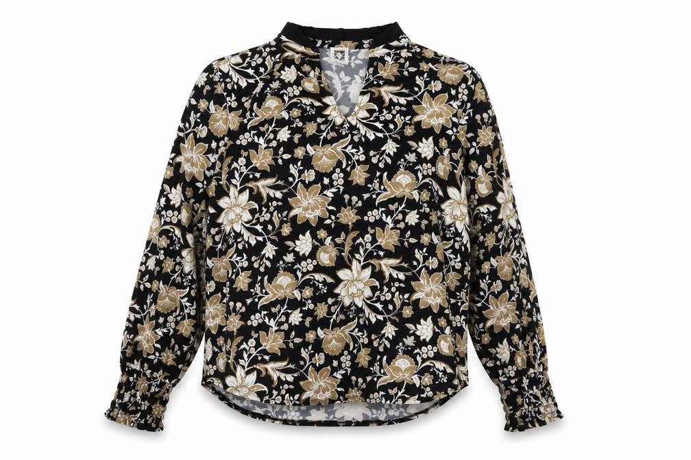 Womens UK Size XL Anne Klein Black Basic Blouse