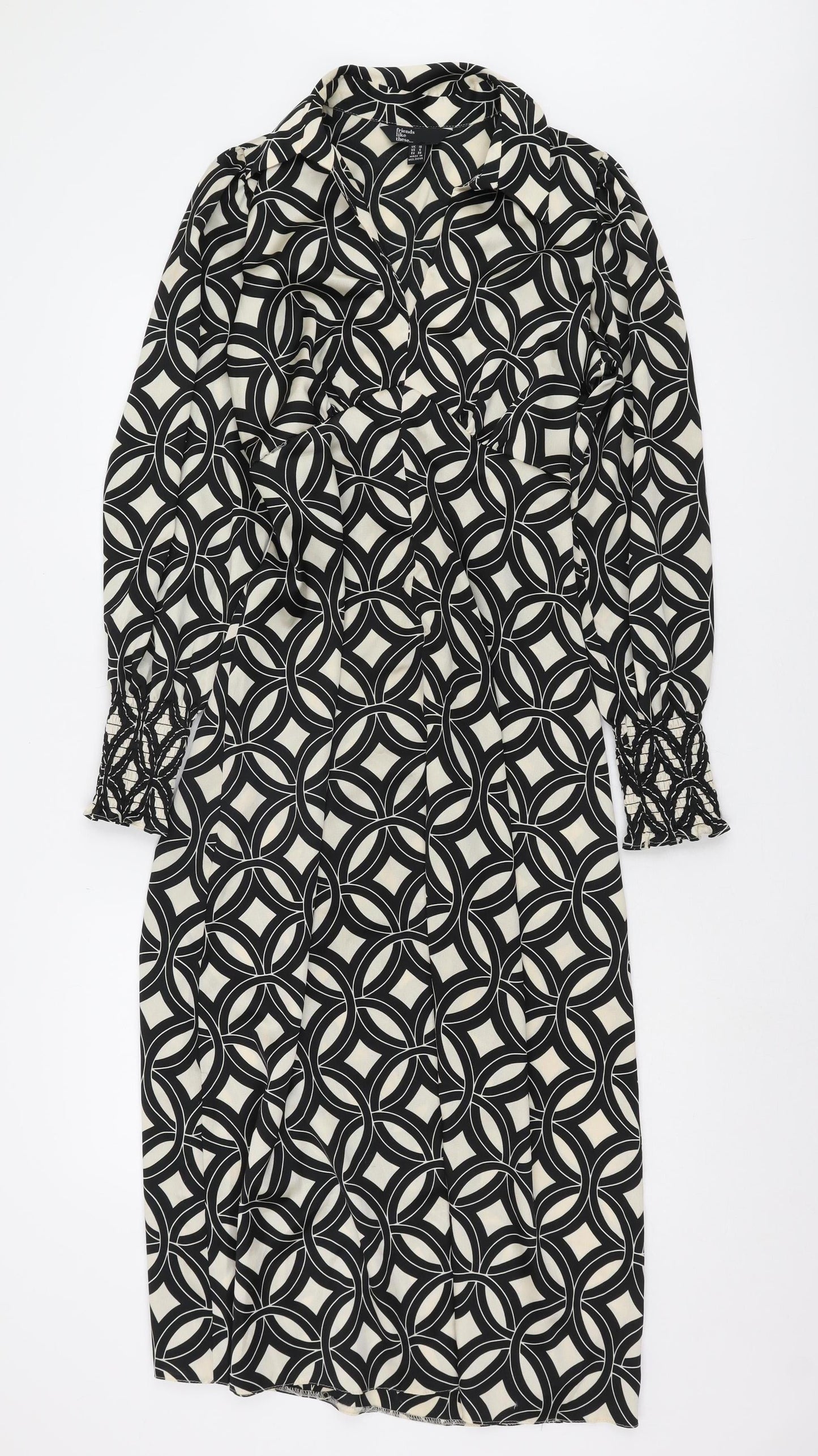 Friends Like These Women’s Black Geometric Dress