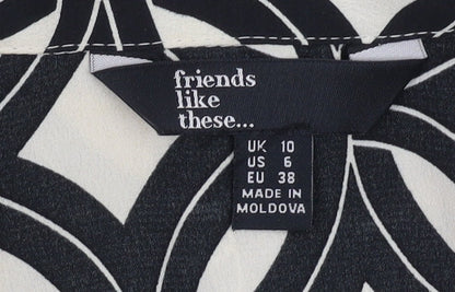 Friends Like These Women’s Black Geometric Dress