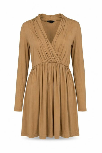 H&M Women's Brown Viscose Dress XS