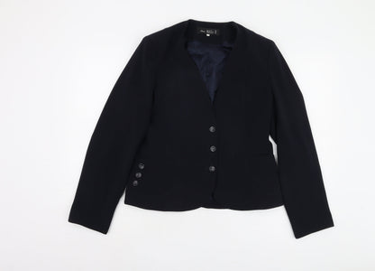 Anne Kelly Black Women’s Blazer, Size 12, Classic Style