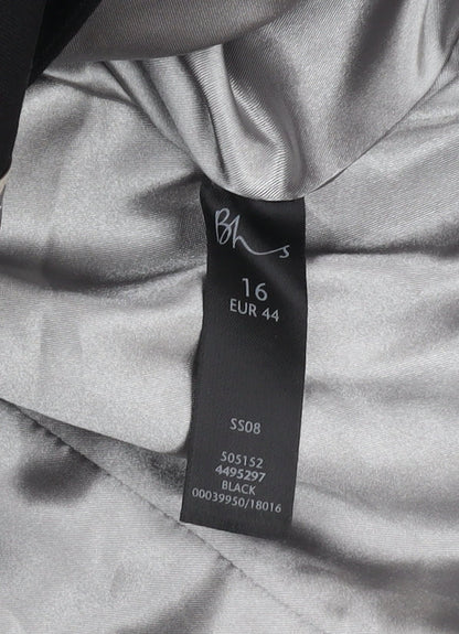 BHS Women's Black Blazer Size 16