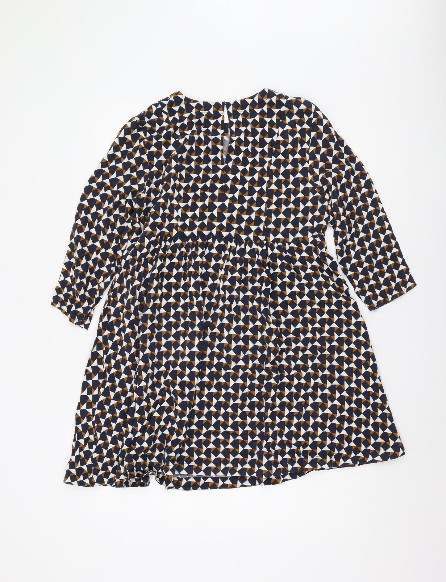 H&M Women's Multicoloured Geometric Dress Size 14