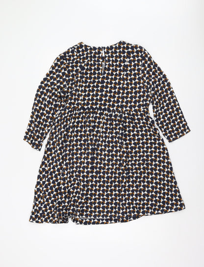 H&M Women's Multicoloured Geometric Dress Size 14