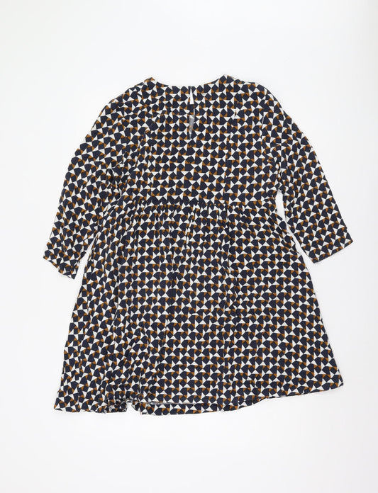 H&M Women's Multicoloured Geometric Dress Size 14