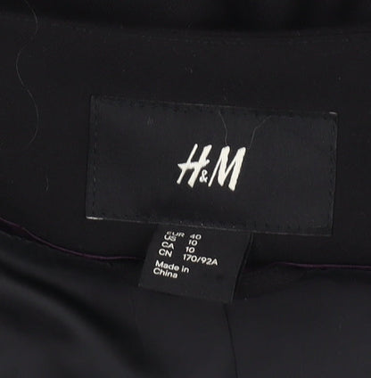 H&M Women's Black Blazer UK Size 12