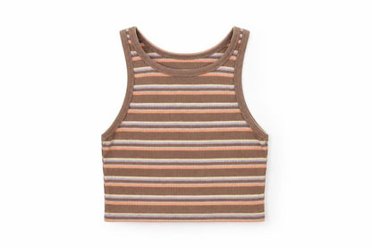 Womens UK Size M Urban Revivo Brown Cropped Tank