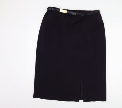 Personal Choice Women's Black Pencil Skirt, Size 20
