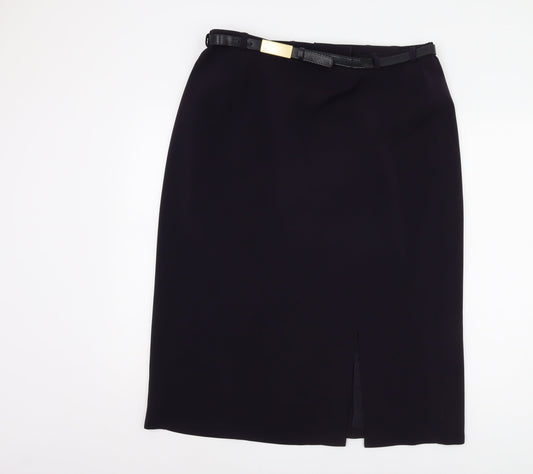 Personal Choice Women's Black Pencil Skirt, Size 20