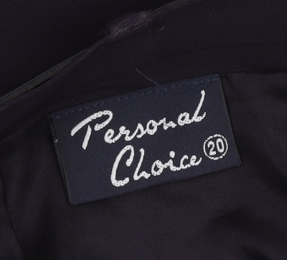 Personal Choice Women's Black Pencil Skirt, Size 20