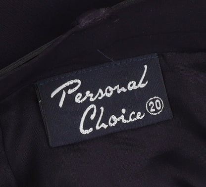 Personal Choice Women's Black Pencil Skirt, Size 20