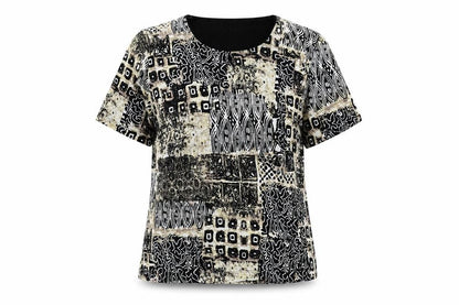 Womens UK Size 14 TIGI Black Basic T-Shirt
