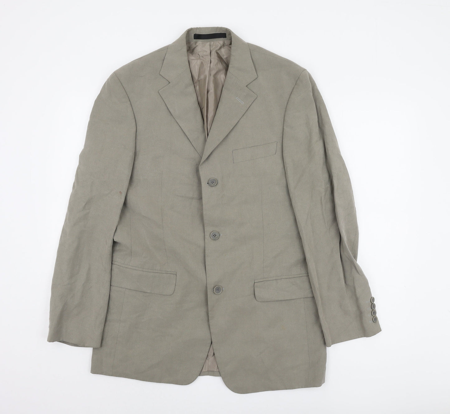 Mens UK Size 38 Marks and Spencer Regular Beige Suit Jacket