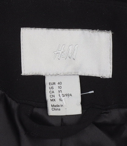 H&M Women's Black Blazer Size 12