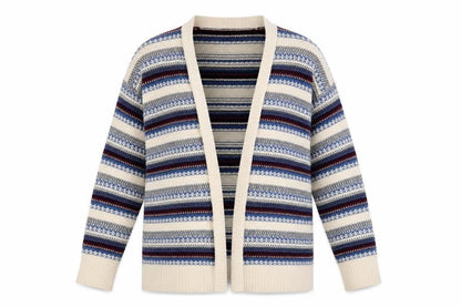 Womens UK Size S Woolovers Multicoloured Cardigan Jumper