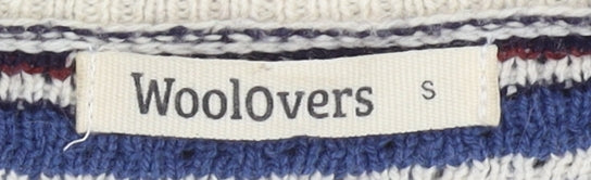 Womens UK Size S Woolovers Multicoloured Cardigan Jumper