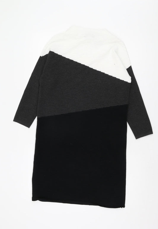 Phase Eight Women's Black High Neck Dress - Size S