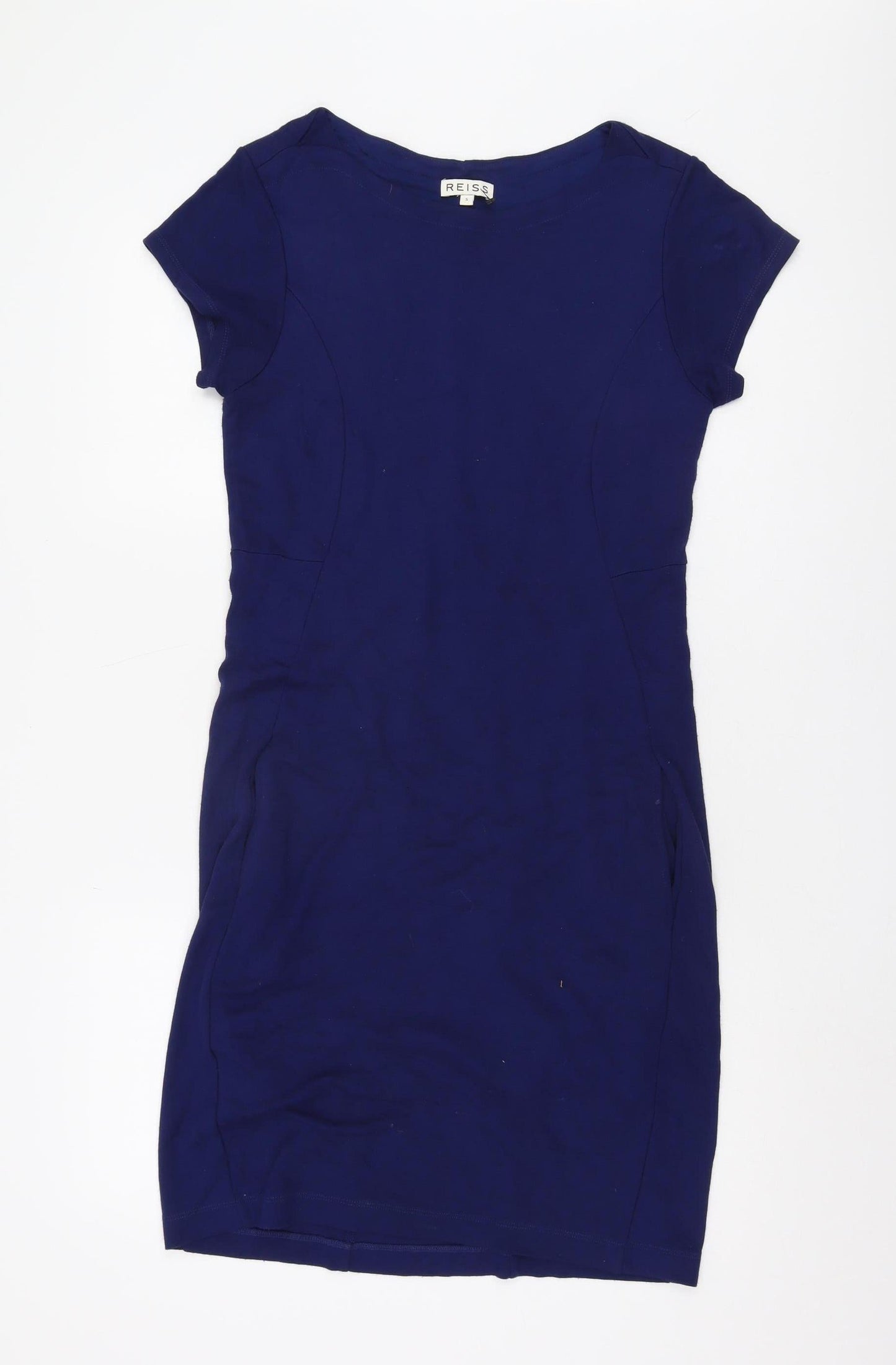 Reiss Women's Blue Sheath Dress, Size S