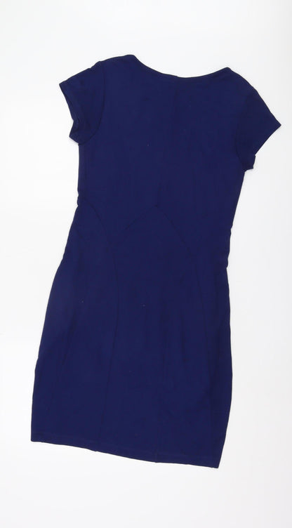 Reiss Women's Blue Sheath Dress, Size S