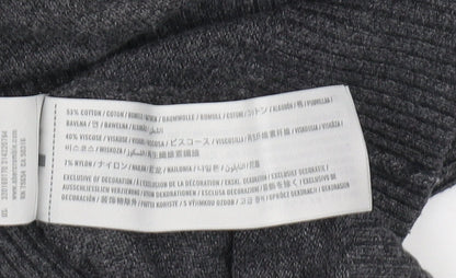 Hollister Men's Grey Crew Neck Pullover Jumper Size L