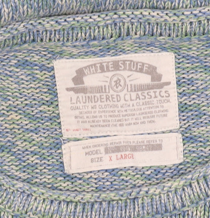 White Stuff Men's Multicoloured XL Cotton Pullover