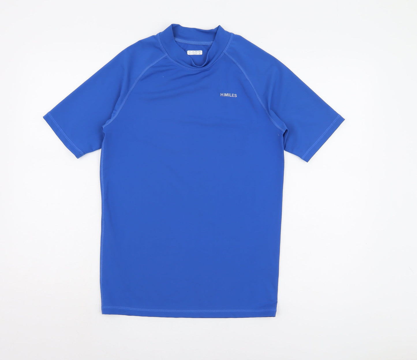 H.MILES Men's Blue Athletic T-Shirt, Size S