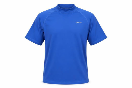 H.MILES Men's Blue Athletic T-Shirt, Size S
