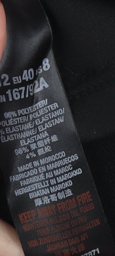 Miss Selfridge Women's Black A-Line Skirt Size 12