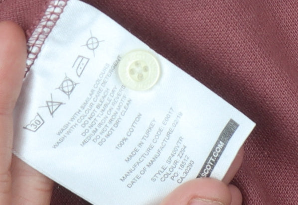 Lyle & Scott Men's Red Polo Shirt Size M - Short Sleeve