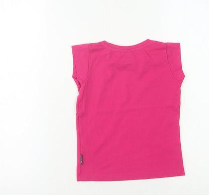 Trespass Pink Girls Fitness T-Shirt 3-4 Years - Sleeveless Quick Dry