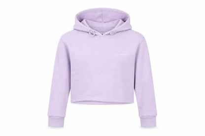 Front view of Sonneti girls’ purple pullover hoodie 10-11 years