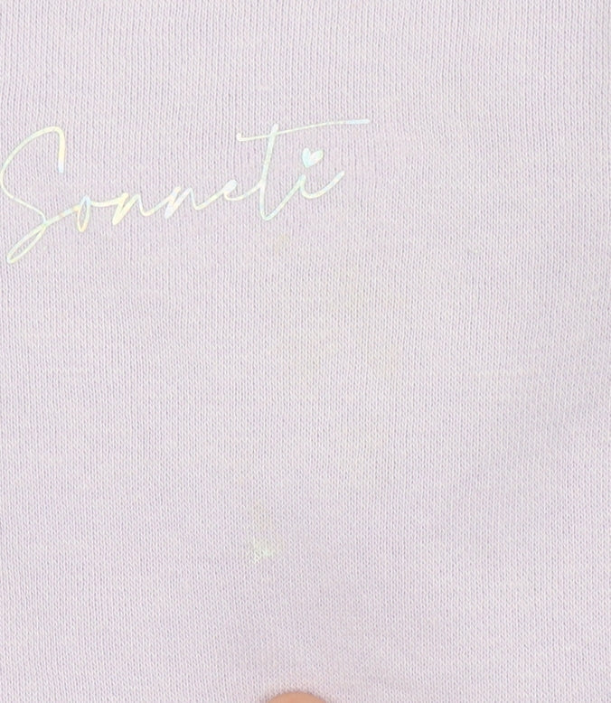 Sonneti Girls Purple Pullover Hoodie 10-11 Years