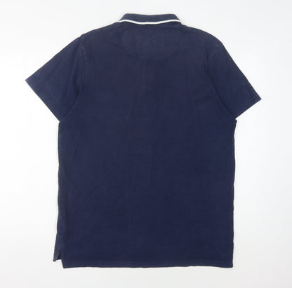 SOULCAL & CO Men's Blue M Polo Shirt Short Sleeve