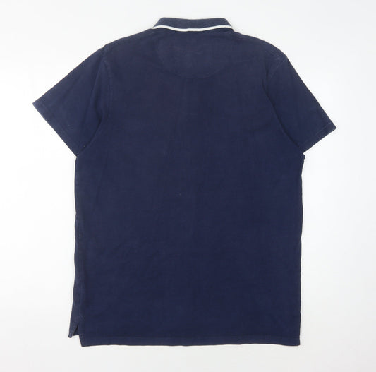 SOULCAL & CO Men's Blue M Polo Shirt Short Sleeve