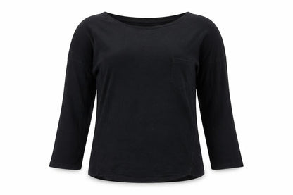 Whistles Black Jersey T-Shirt - Women's Size S